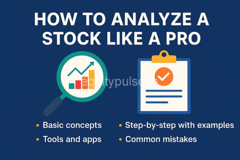 How to Analyze a Stock Like a Pro: A Beginner-Friendly Guide